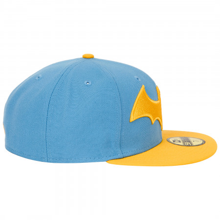 Batman Hush Blue and Yellow Colorway New Era 59Fifty Fitted Hat