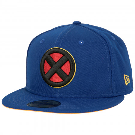 X-Men Logo Blue Colorway New Era 59Fifty Fitted Hat