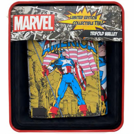 Captain America #383 Cover Trifold Wallet