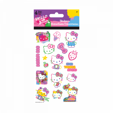 Hello Kitty Rainbow Sketches 4-Page Sticker Pack
