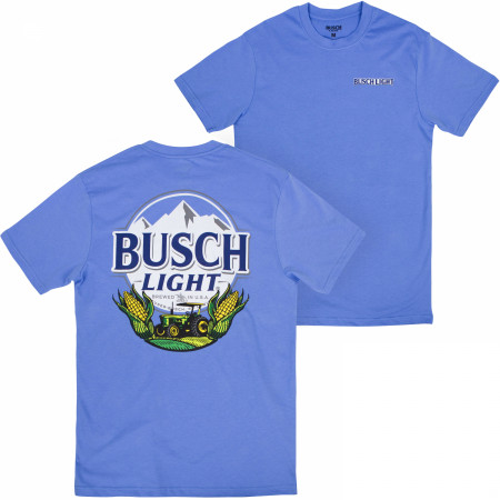 Busch Light Harvest Front and Back Print T-Shirt