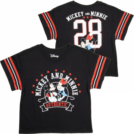 Mickey and Minnie Mouse Authentic 1928 Junior's Hockey Shirt