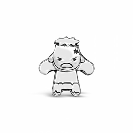 Marvel Avengers Chibi Incredible Hulk Character Pendant Bead