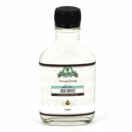 Product image 1 for Stirling Soap Company Aftershave Mentholated Splash, Iced Coffee