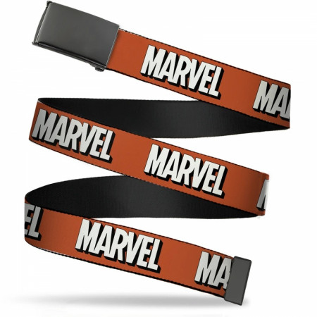 Marvel Shadow Logo Scattered Webbing Belt