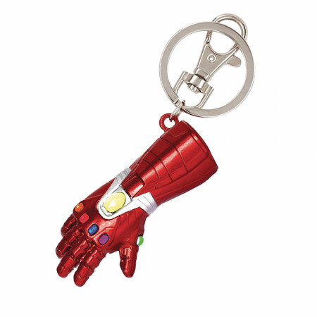 Iron Man Gauntlet Pewter Keychain