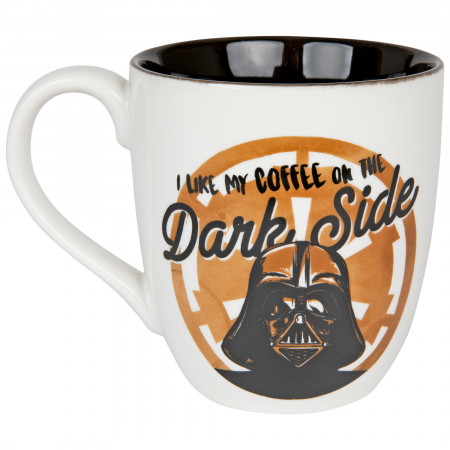 Star Wars I Like My Coffee On The Dark Side Ceramic Mug | Holds 18 Ounces