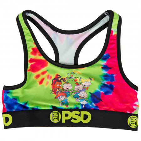 Rugrats The Whole Gang & Reptar Microfiber Blend PSD Sports Bra