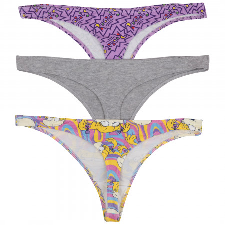 Rugrats Angelica 3-Pack Women's Thongs