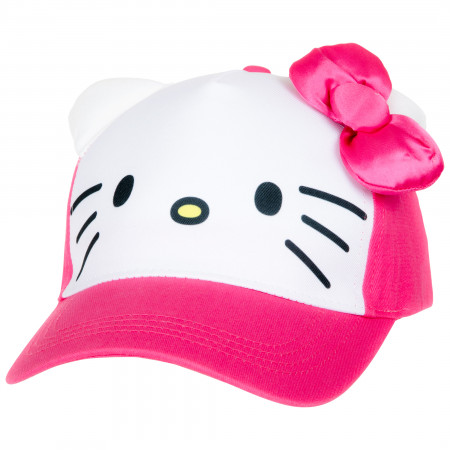 Hello Kitty Big Face Youth Hat with Ears