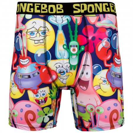 SpongeBob SquarePants Bubble Party Collage Boxer Briefs