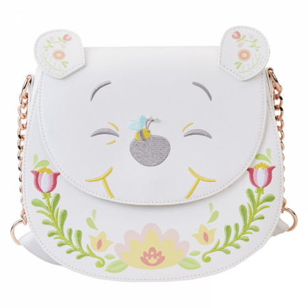 Winnie the Pooh Folk Floral Crossbody Bag by Loungefly