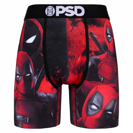 Deadpool Black and Red Collage PSD Boxer Briefs