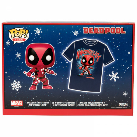 Marvel Holiday Deadpool Funko Pop! & T-Shirt Box Set