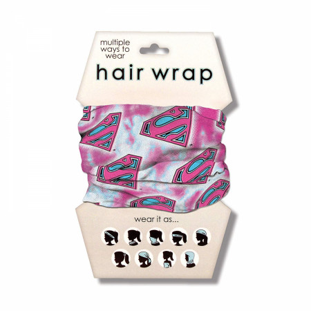 Superman Pink Hair Wrap