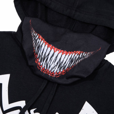 Marvel Venom Symbol Hoodie with Built 