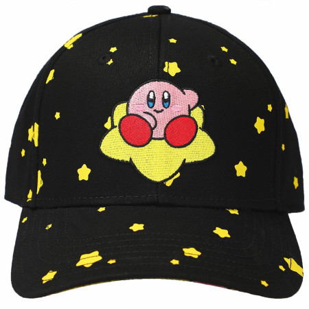Kirby Embroidered Pre-Curved Bill Snapback Hat
