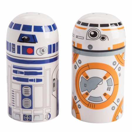 Seven20 Star Wars BB-8 and D-O Ceramic Salt and Pepper Shakers | Set of 2