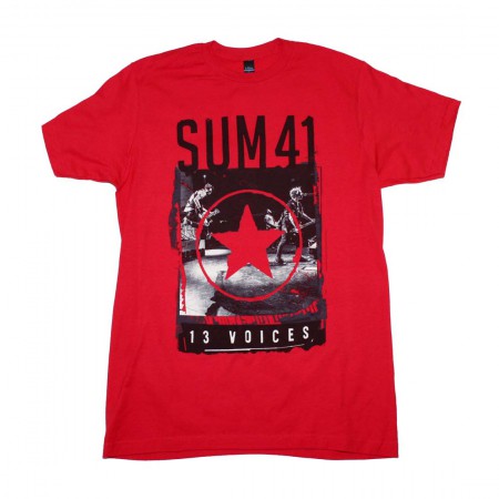 Sum 41 Red Star 13 Voices T-Shirt