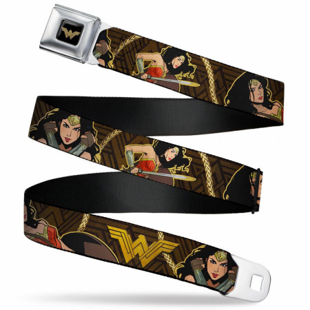 Wonder Woman 2017 Icon With Lasso of Truth Seatbelt Belt