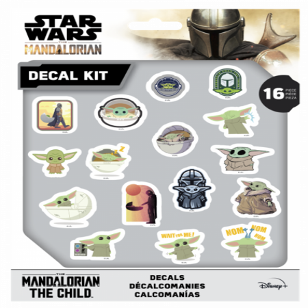 Star Wars The Mandalorian 16 Piece Decal Kit