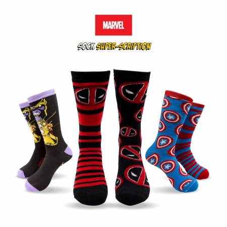 Marvel Sock Super-Scription