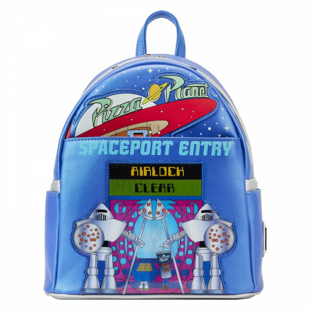 Toy Story Pizza Planet Spaceport Entry Mini Backpack By Loungefly