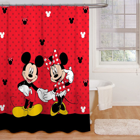 Disney Mickey & Minnie Mouse Classic Shower Curtain