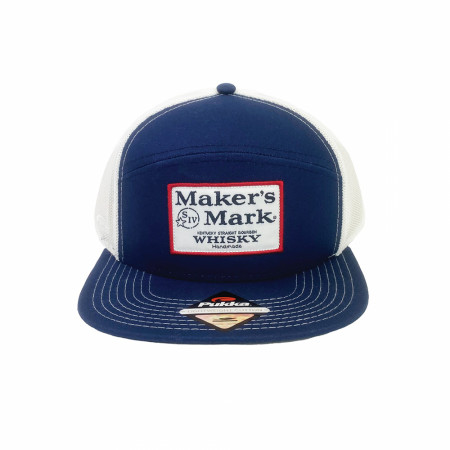Maker's Mark Whiskey Pukka Label Trapper Flat Bill Hat