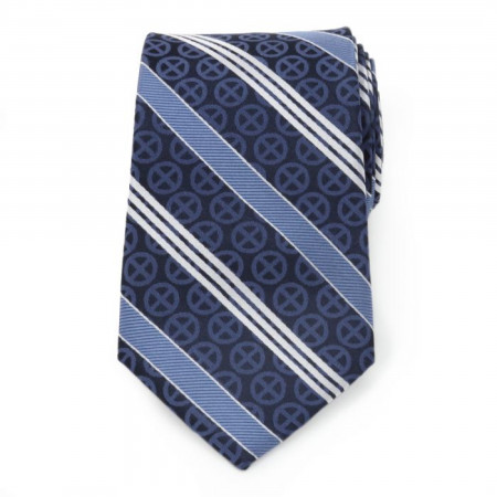 X-Men Symbol Navy Men's Silk Tie