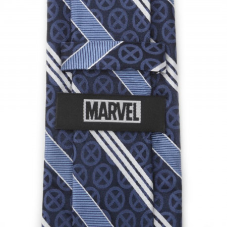 X-Men Symbol Navy Men's Silk Tie