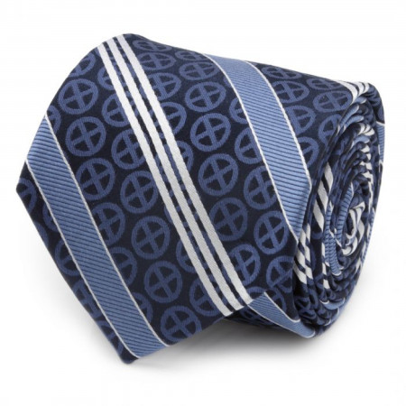 X-Men Symbol Navy Men's Silk Tie