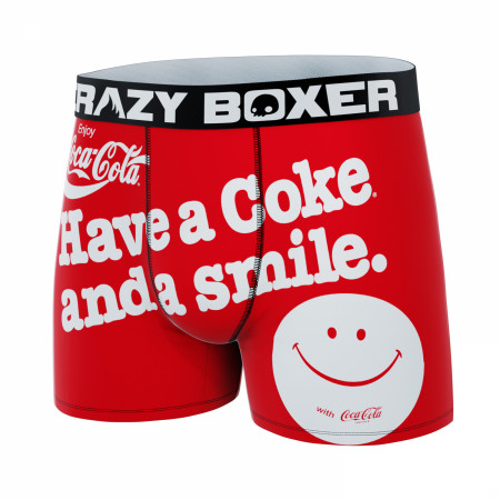 Crazy Boxers Coca-Cola Have a Smile Boxer Briefs in Soda Cup Packaging