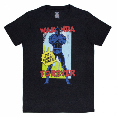 Black Panther Vintage Wakanda Forever T-Shirt