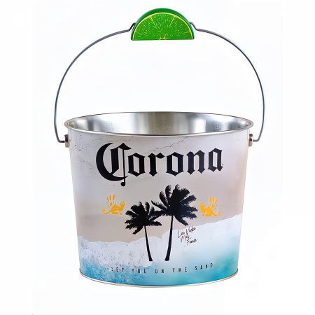 Corona Extra Sandy Beach Bucket with Lime Grip and Handle