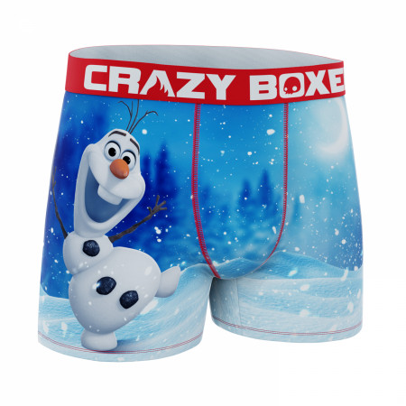 Crazy Boxers Frozen Olaf Boxer Briefs in Popcorn Box