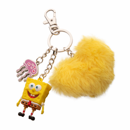 SpongeBob SquarePants Multi Charm Keychain