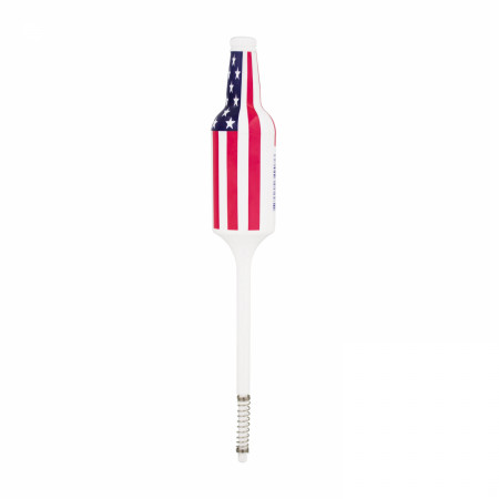 USA Patriotic Flag Bottle Shaped Bobber for Fishing