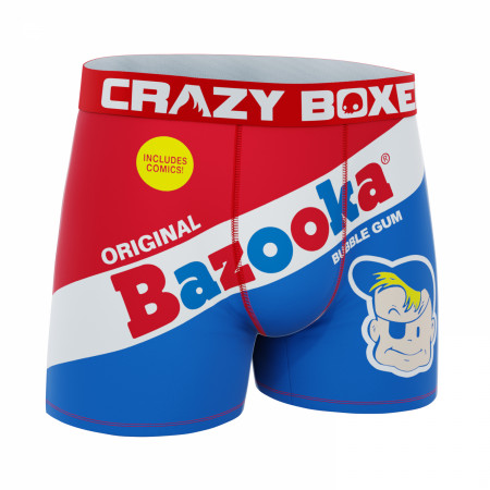 Bazooka Bubble Gum Joe Crazy Boxer Briefs in Gum Wrapper