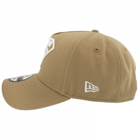 Superman Khaki New Era A-Frame 9Forty Adjustable Hat