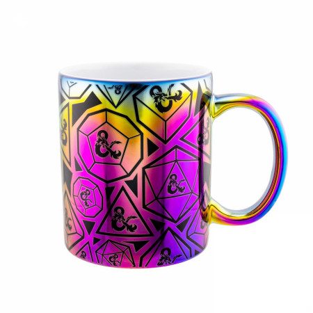 Dungeons & Dragons Iridescence Dice Set 11 oz. Ceramic Mug