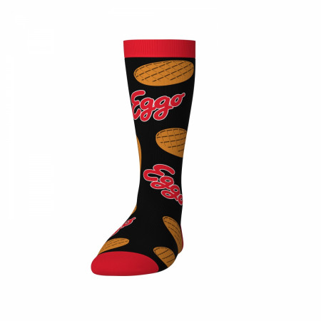 Kellogg's Eggo Waffles 2-Pack Socks in Box Packaging