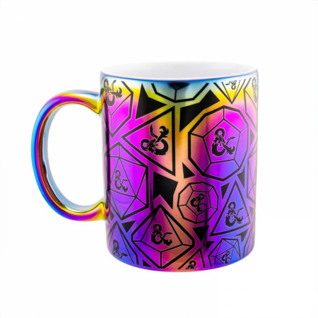 Dungeons & Dragons Iridescence Dice Set 11 oz. Ceramic Mug
