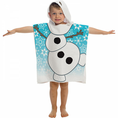Frozen Olaf Youth Hooded Poncho Towel