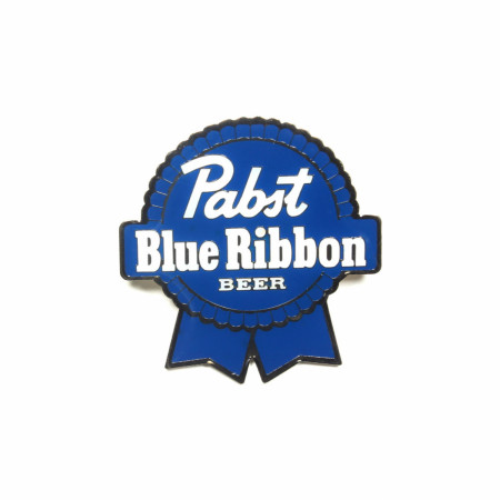 Pabst Blue Ribbon Logo Big Ribbon Pin