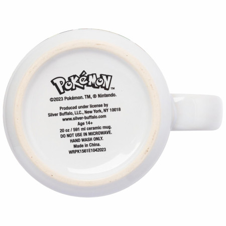 Pokemon Pop Color Grid 20 Ounce Ceramic Camper Mug