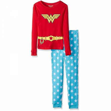 Wonder Woman Be Anything Girls 2-Piece Jogger Sleep Set