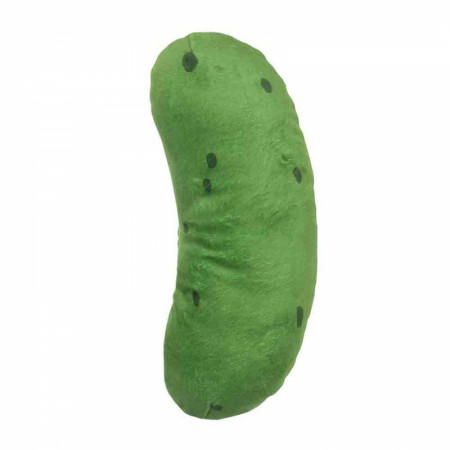 Rick & Morty Pickle Rick Squeaker Plush Dog Toy