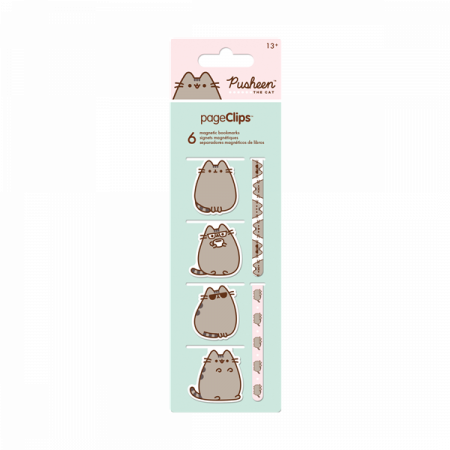 Pusheen the Cat Magnetic Page Clips 6-pack