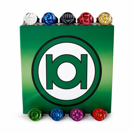DC Comics Green Lantern All Lantern Corps Colored Power Ring Set